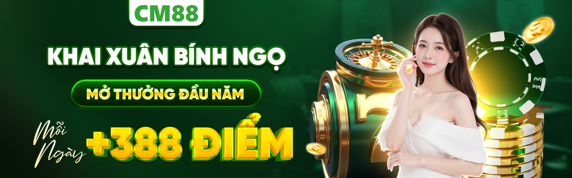 cm88 khai xuân bính ngọ thưởng đầu năm